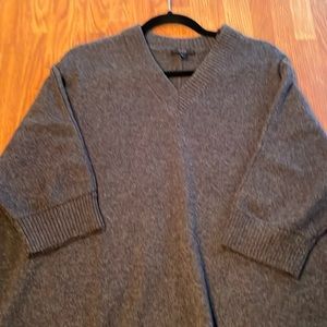 COS grey midi sweater dress